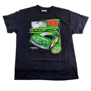 Vintage 2007 Dale Earnhardt Jr Mountain Dew Nascar Racing Car Black Graphic